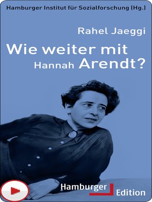 cover image of Wie weiter mit Hannah Arendt?